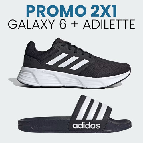 PROMO 2X1 - GALAXY 6 + ADILETTE SHOWER SLIDES